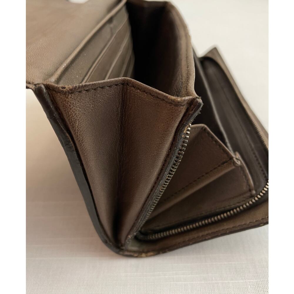 BOTTEGA VENETA RARE Intrecciato Long Wallet COA Pre-loved - Picture 10 of 14